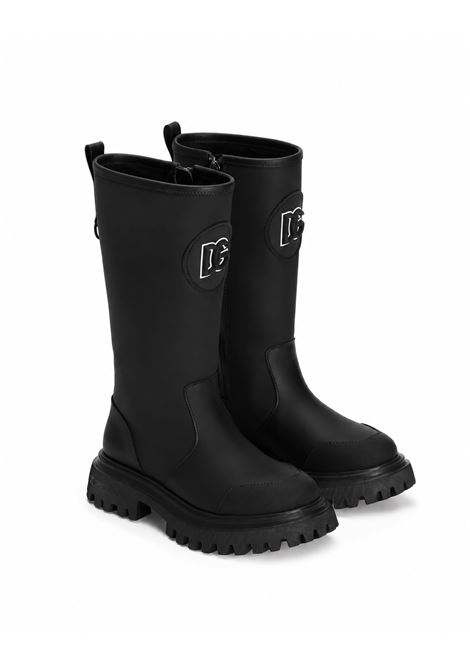 Stivali con logo DOLCE & GABBANA KIDS | D11436 A3M468B956